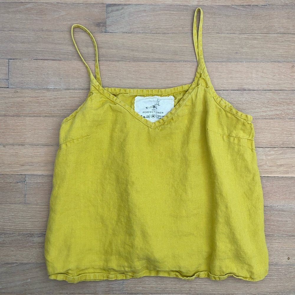 Not Perfect Linen SORRENTO Top
